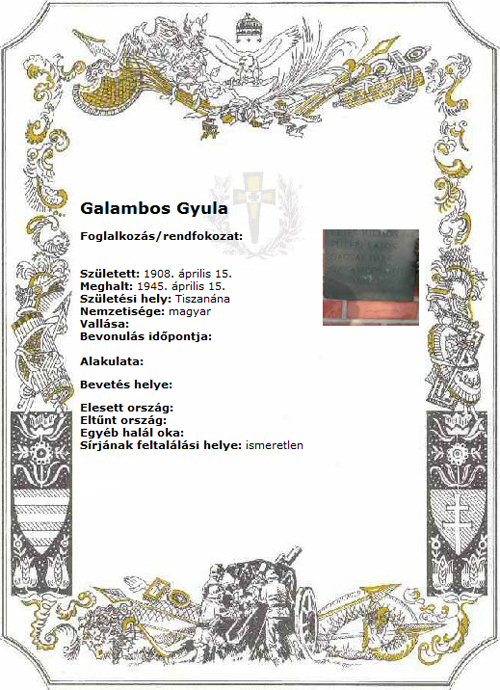 Galambos Gyula