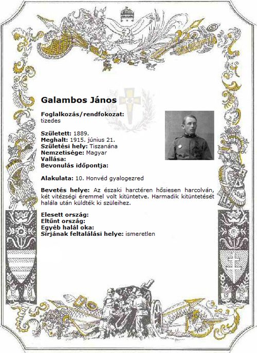 Galambos János